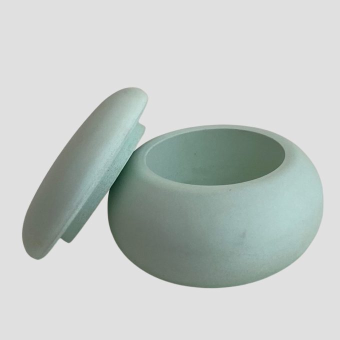 Δοχείο πορσελάνης Macaron με καπάκι - Image 2